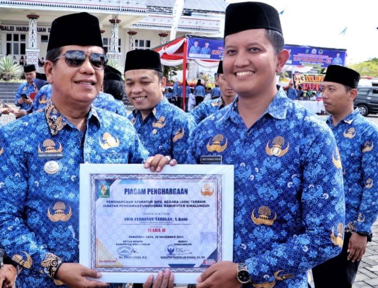 30 ASN Dapat Penghargaan di HUT Korpri ke-52 di Simalungun
