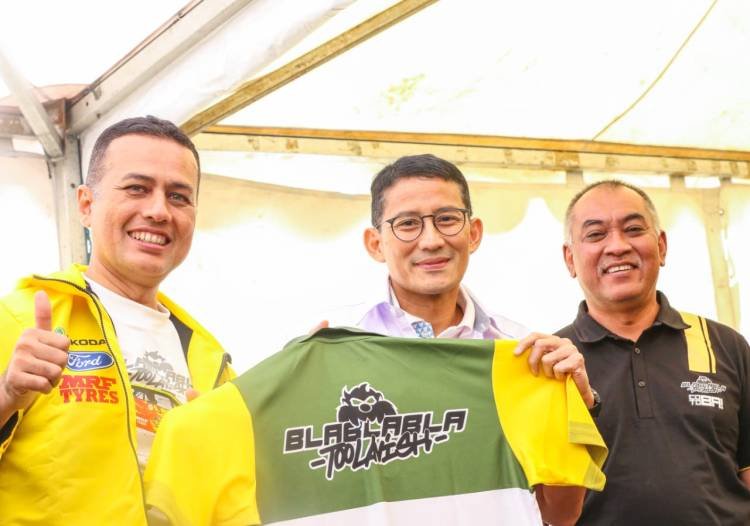 Gagal Finis di Grand Final APRC Danau Toba, Sandiaga: Buat Saya Juaranya Tetap Bang Ijeck