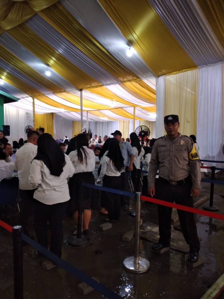 Polrestabes Medan Gelar Pam Seleksi Calon ASN di Universitas Amir Hamzah