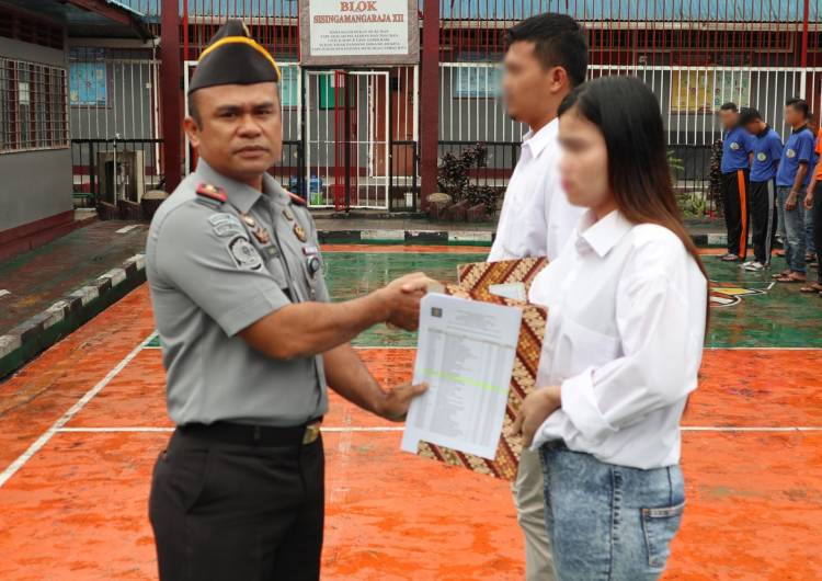 56 Warga Binaan Rutan Kelas II B Tarutung Dapat Remisi Khusus Natal
