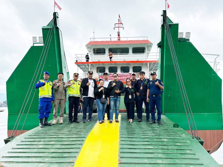 KMP Tao Toba I Kembali Berlayar Layani Jasa Penyeberangan di Danau Toba