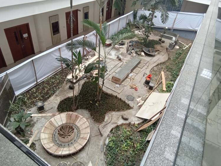 Sekwan DPRD SU Bangun Taman dan Rehab Aula Gedung Dewan