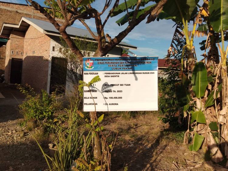 Kadis Perkimtan Deliserdang Tegaskan Pekerjaan Paving Blok di Desa Saentis Tidak Asal Jadi