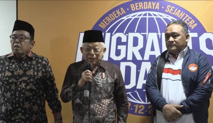 Hadiri Migrants Day, Wapres Minta Seluruh Instansi Serius Perangi TPPO