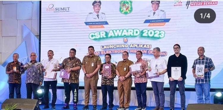PTPN IV Regional I Raih Penghargaan Terbaik II CSR AWARD 2023