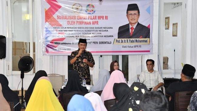 Fadel Muhammad : Keberagaman RI Begitu Besar, Tapi Bisa Menyatu karena 4 Pilar MPR