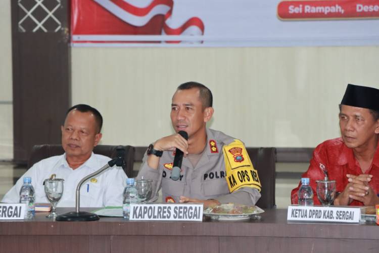Kapolres Sergai Pimpin Rakor Eksternal Ops Lilin Toba 2023