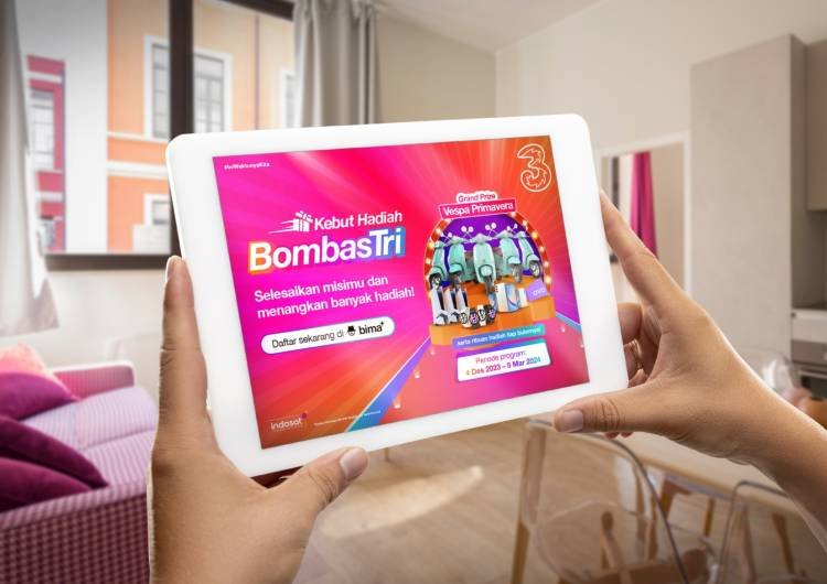 Jelang Akhir Tahun, Indosat Lewat Tri Hadirkan  Program Kebut Hadiah BombasTri