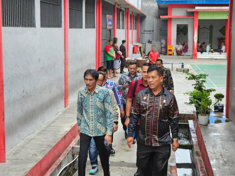 Irwil V Kemenkumham Tinjau Progres Pembangunan Lapas Pancurbatu