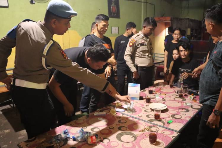 Polres Sergai Razia Tempat Hiburan Malam