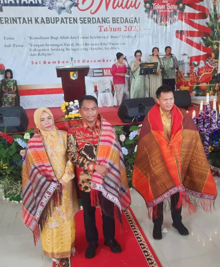 Perayaan Natal Pemkab Sergai Penuh Sukacita