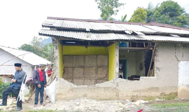 Gempa Sukabumi M 4,6, 219 Rumah di Kabupaten Bogor Terdampak