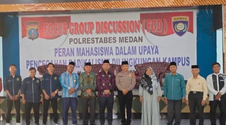 Polrestabes Medan Ajak Mahasiswa UIN Sumut Cegah Radikalisme di Lingkungan Kampus