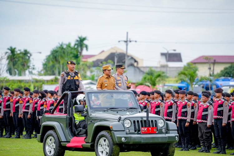 Apel Gelar Pasukan Operasi Lilin Toba 2023, Kapolda Sumut: Pastikan Nataru Kondusif