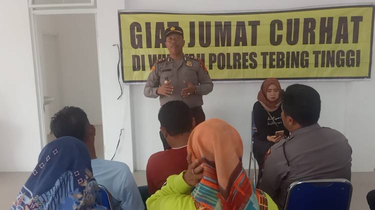 Kapolsek Padang Hilir Dukung Berdirinya Kampung Tangguh  di Kelurahan Satria