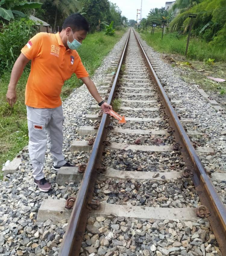 Polres Sergai Identifikasi Penemuan Mayat Diduga Korban Tertabrak Kereta Api di Perbaungan