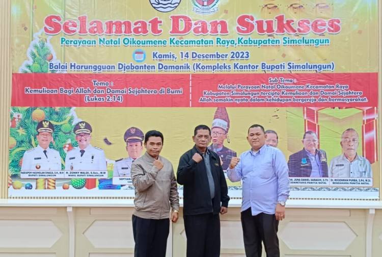 Besok Perayaan Natal Oikumene Raya Simalungun