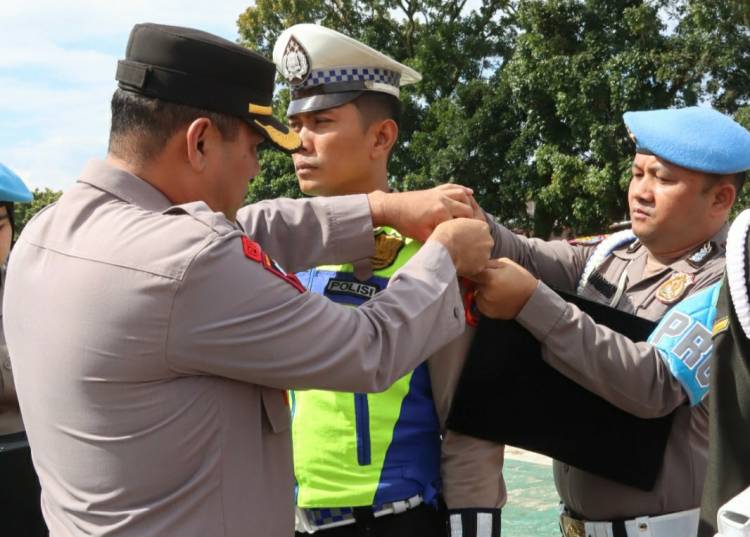 Polres Pematang Siantar Gelar Apel Pasukan Ops Lilin Toba