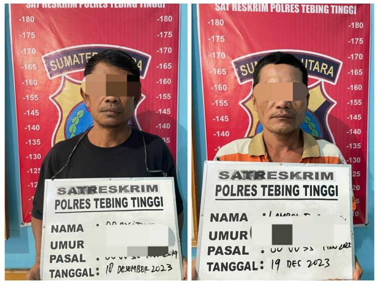 Aniaya Remaja, 2 Pria Ditangkap Sat Reskrim Polres Tebingtinggi