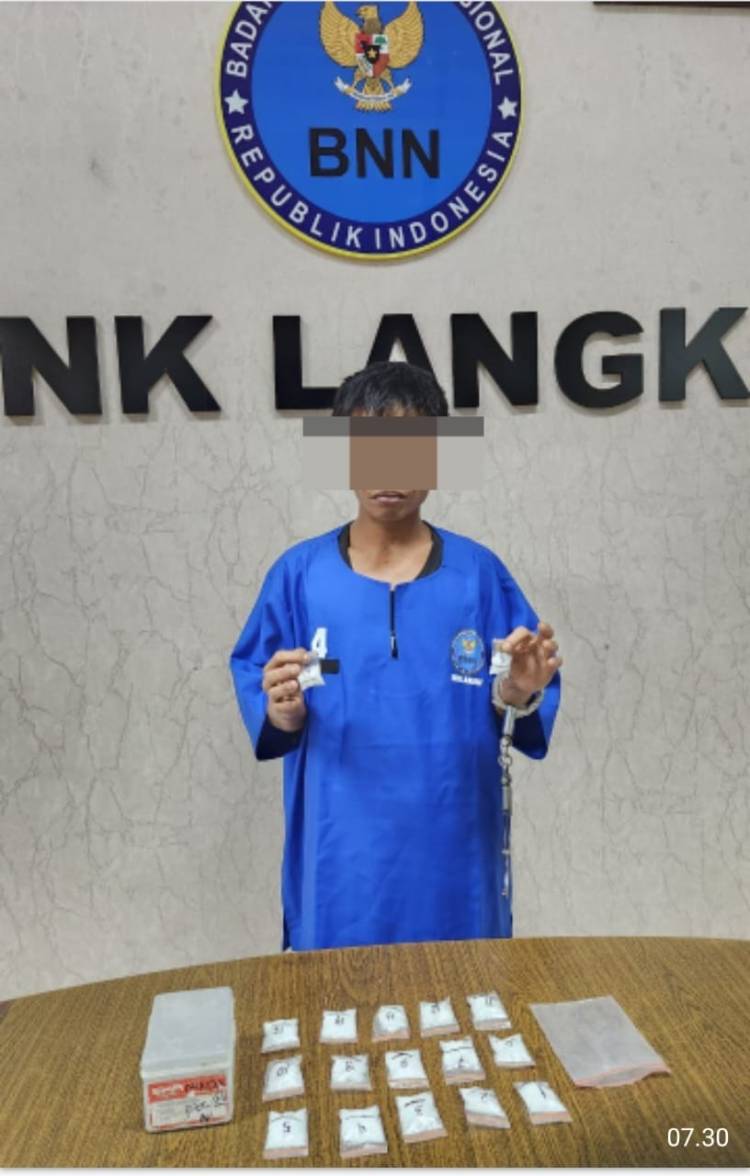 BNNK Langkat Tangkap Bandar Sabu
