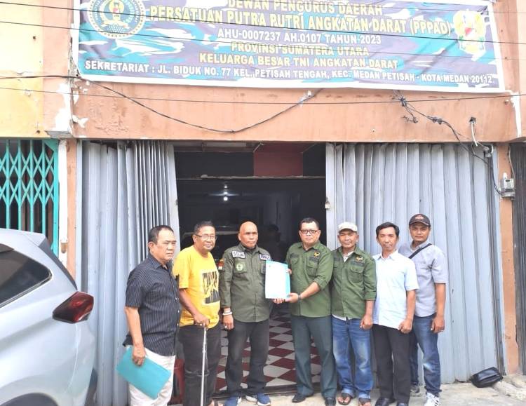 Deddy Pisaulima Surbakti SP Terima SK Kepengurusan DPC P3AD Kabupaten Asahan