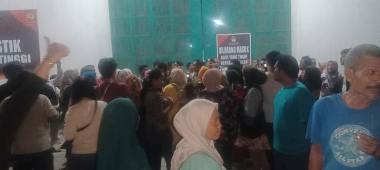 Petugas Sorlip Surat Suara di Tebingtinggi Protes