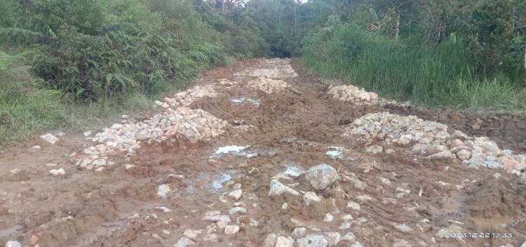 Tiga Proyek JUT Dibiayai Dana BKP TA 2023 Dikerjakan di Satu Ruas Jalan di Humbahas