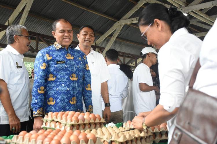 Pemkab Sergai Gelar Pasar Murah dan Bagikan Bibit Cabai
