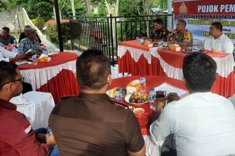 Gakumdu Sergai Gelar Diskusi Pemilu Damai Bersama Insan Pers