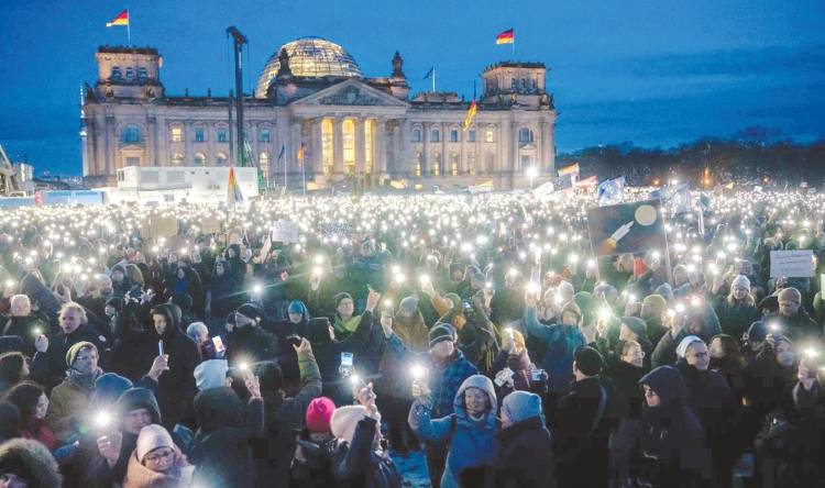 Demo Besar-besaran, 1,4 Juta Orang di Jerman Tentang Kelompok Ultrakanan