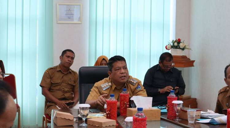 Pj Wali Kota Tebingtinggi Ikuti Rakor Pengendalian Inflasi Daerah secara Virtual