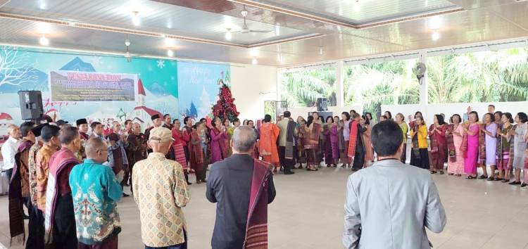 Pesta Bona Taon 2024 Sukses, Patorasna Kisaran Diajak Sehati Sepikir
