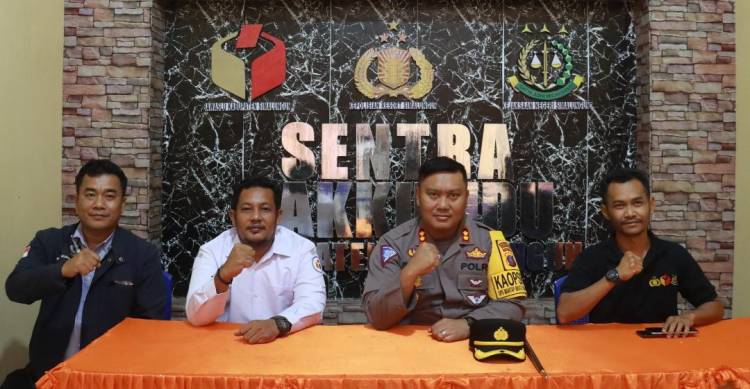 Polres Simalungun dan Bawaslu Bersinergi Cegah Potensi Gangguan Pemilu 2024