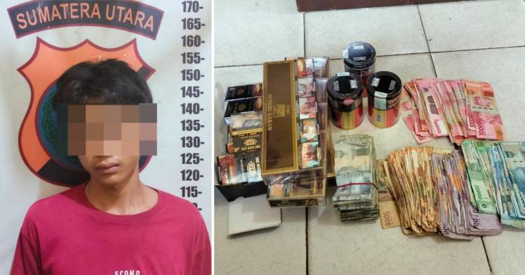 Curi Uang dan Rokok dari Warung, Ditangkap Polisi