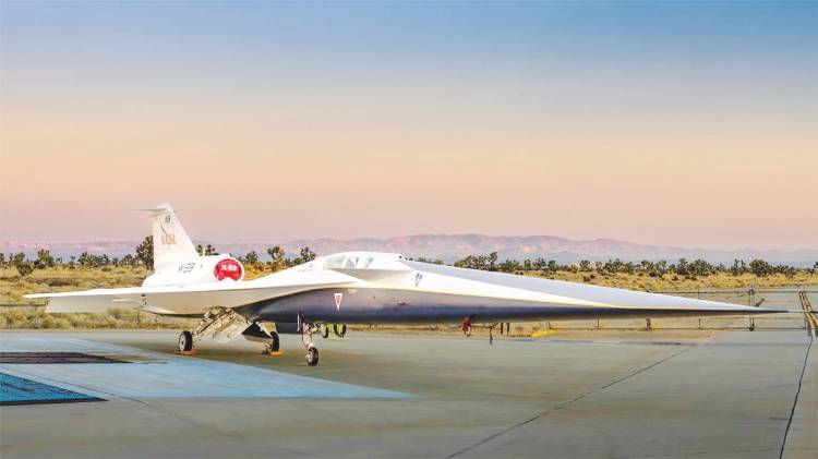 NASA Pamerkan Jet Supersonik X-59, Mampu Melesat 1.488 Km per Jam