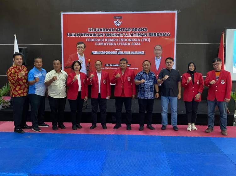 Doni Harefa dan Paskah Naibaho Semangati FKI Open 2024 di Deliserdang