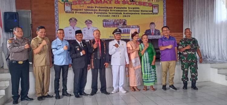 Ali Marthin Nainggolan Dilantik Sebagai Pangulu Sibungabunga Simalungun
