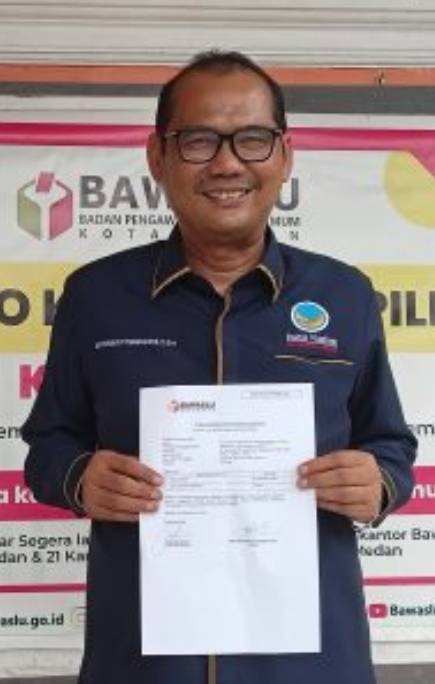 Balihonya Dirusak, Caleg Antonius Tumanggor Mengadu ke Bawaslu Medan