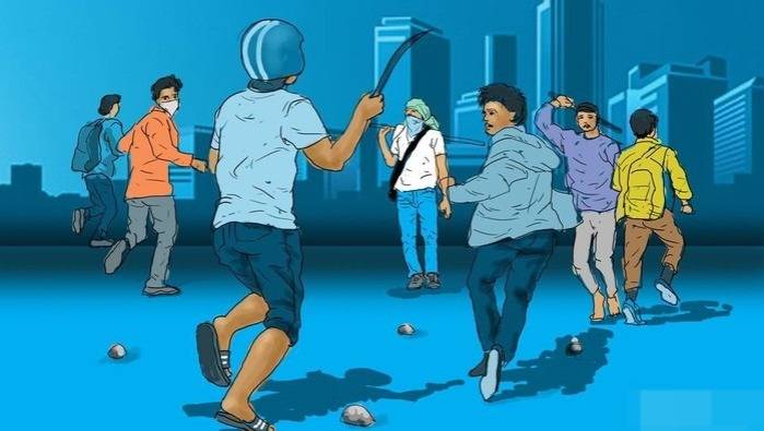Tawuran di Belawan, Diduga Kena Peluru Nyasar Seorang Warga Luka Parah