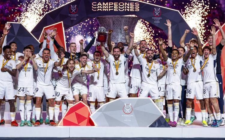Bantai Barcelona, Real Madrid Juara Piala Super Spanyol 2024