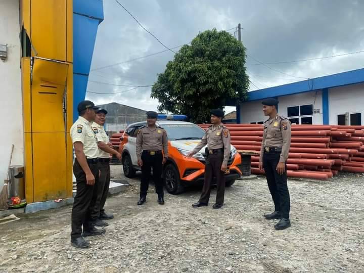 Sat Pam Obvit Polres Tanah Karo Patroli Sambang ke Objek Vital di Kabanjahe