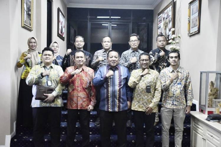 Ketua KPPU Bertemu Gubernur dan Wakapolda Lampung