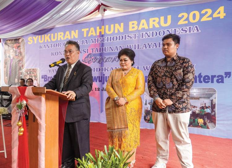 Syukuran Tahun Baru GMI Wilayah I Meriah dan Sukacita