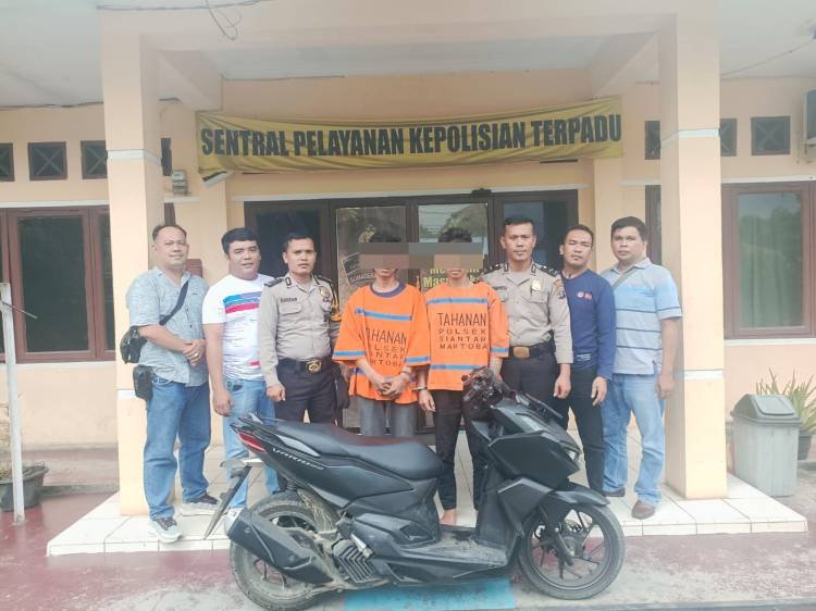 2 Pelaku Pencurian di Gudang Penyimpanan Barang Material Ditangkap Polisi