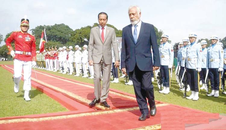 Jokowi-PM Timor Leste Sepakat Dorong Penyelesaian Perundingan Perbatasan