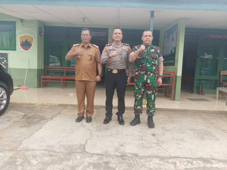 Jalin Sinergitas, Kapolsek Payung Silaturahmi dengan Camat dan Koramil