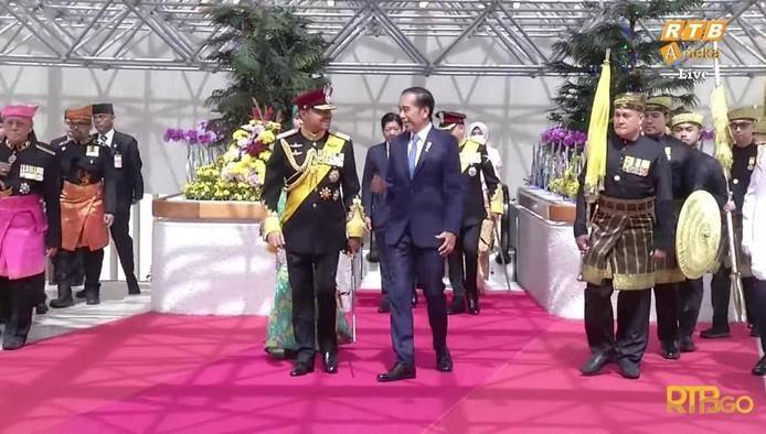 Jokowi Hadiri Royal Bersanding Ceremony Pangeran Brunei Abdul Mateen