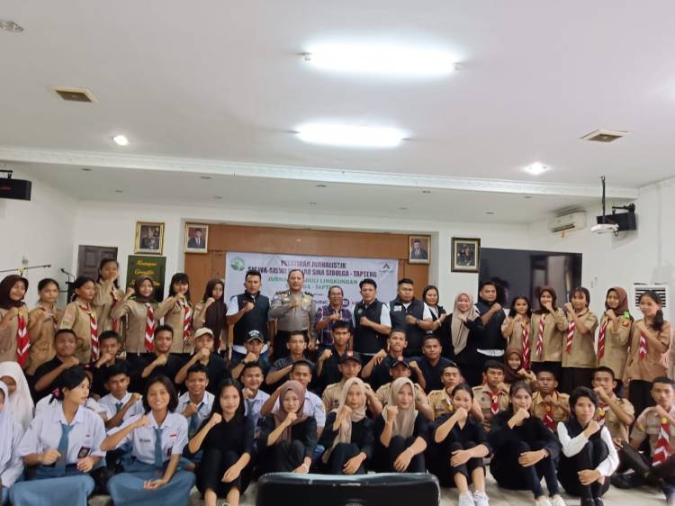 JPL Latih Siswa SMA Sibolga-Tapteng Tentang Jurnalistik