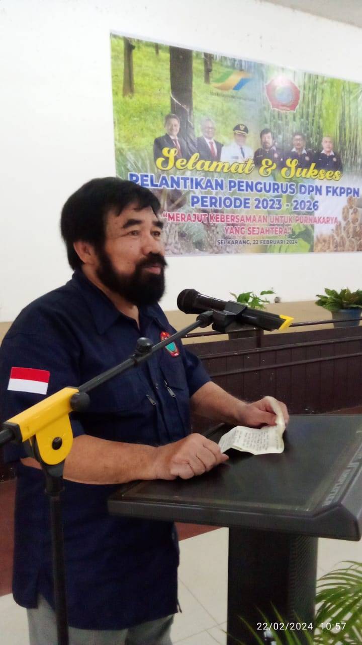 Drs HN Serta Ginting Dilantik Jadi Ketua Umum DPN FKPPN Periode 2023 - 2026