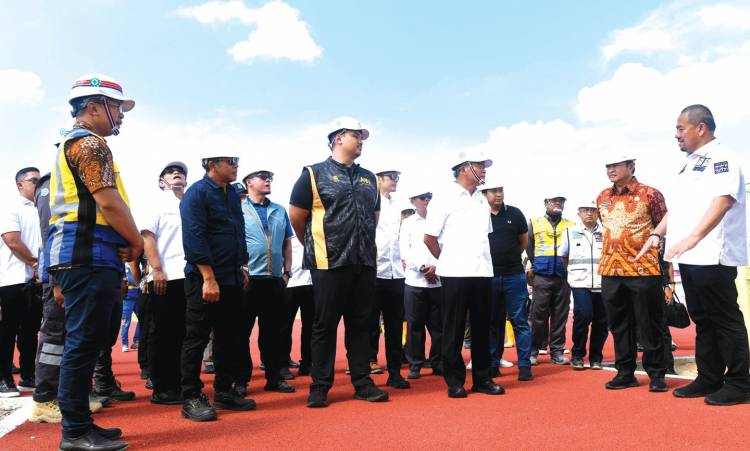 Pj Gubernur Sumut Optimis Stadion Sepakbola Rampung Juli